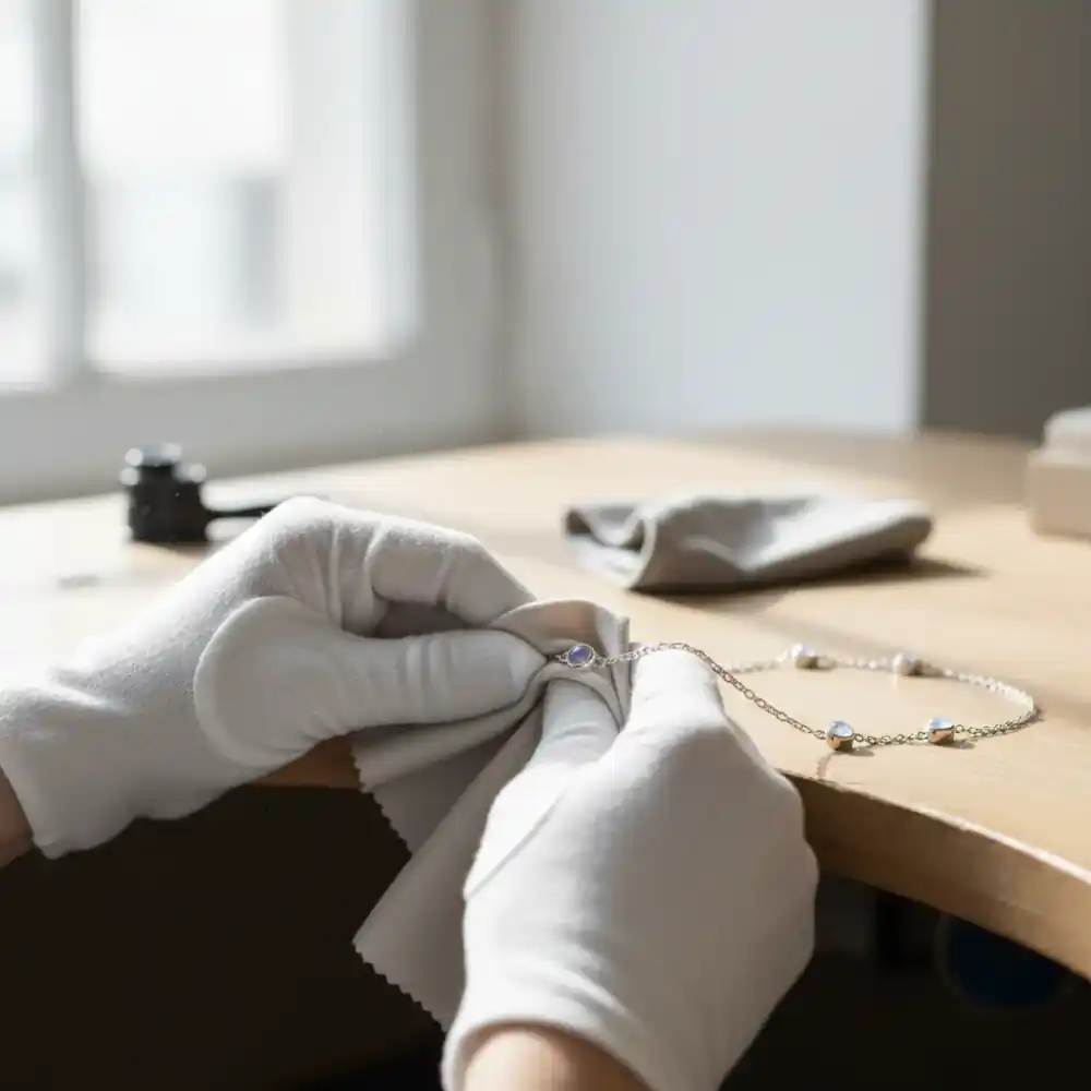 Polishing finished jewelry